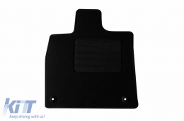 Textile floor mats by Rigum suitable for Audi Q5, Sportback after 2016, set of 4 pieces, black-image-6244591
