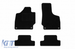 Textile floor mats by Rigum suitable for Audi TT 2008-2017, set of 4 pieces, black - ABFMA6022821