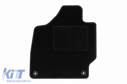Textile floor mats by Rigum suitable for Audi TT 2008-2017, set of 4 pieces, black-image-6244625