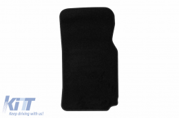 Textile floor mats by Rigum suitable for BMW 5 series E39 1996-2004, set of 4 pieces, black-image-6244687