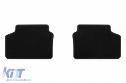 Textile floor mats by Rigum suitable for BMW 7 series G11 after 2015, set of 4 pieces, black-image-6244721