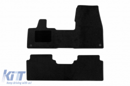 Textile floor mats by Rigum suitable for BMW i3 after 2013, set of 4 pieces, black - ABFMB6023257