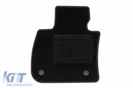 Textile floor mats by Rigum suitable for BMW X1 F48 after 2015, set of 4 pieces, black-image-6246685