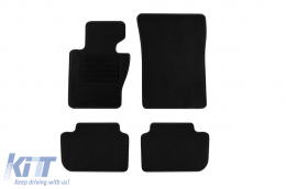 Textile floor mats by Rigum suitable for BMW X3 E83 2003-2011, set of 4 pieces, black - ABFMB6022842