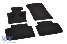 Textile floor mats by Rigum suitable for BMW X3 E83 2003-2011, set of 4 pieces, black-image-6244736