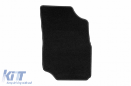 Textile floor mats by Rigum suitable for Citroen C-elysee after 2012, set of 4 pieces, black-image-6244908