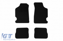 Textile floor mats by Rigum suitable for Citroen Saxo 2000-2003, set of 4 pieces, black - ABFMC6022871