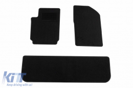 Textile floor mats by Rigum suitable for Citroen Xsara Picasso 1999-2008, set of 3 pieces, black - ABFMC6022872
