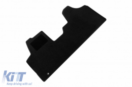 Textile floor mats by Rigum suitable for Citroen Jumpy 2007-2016, set of 3 pieces, black-image-6245015