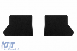 Textile floor mats by Rigum suitable for Dacia Dokker after 2013, set of 4 pieces, black-image-6244942