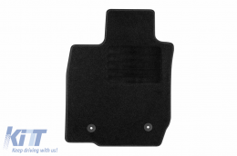 Textile floor mats by Rigum suitable for Dacia Logan 2007-2013 5m, set of 4 pieces, black-image-6244974