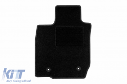 Textile floor mats by Rigum suitable for Dacia Sandero 2008-2013, set of 4 pieces, black-image-6244988