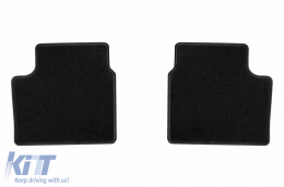 Textile floor mats by Rigum suitable for Dacia Spring after 2022, set of 4 pieces, black-image-6246489