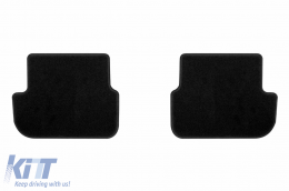 Textile floor mats by Rigum suitable for Dacia Sandero after 2021, set of 4 pieces, black-image-6247239