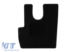 Textile floor mats by Rigum suitable for DAF CF Euro 6 after 2014, set of 2 pieces, black-image-6246219
