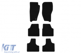 Textile floor mats by Rigum suitable for Dodge Niro 2006-2011, set of 4 pieces, black - ABFMD6022788