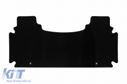 Textile floor mats by Rigum suitable for Dodge Ram 1500 after 2021, set of 3 pieces, black-image-6247522