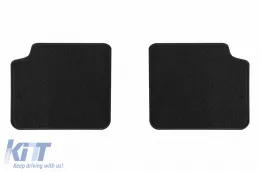 Textile floor mats by Rigum suitable for Fiat 500 2008-2014, set of 4 pieces, black-image-6244126