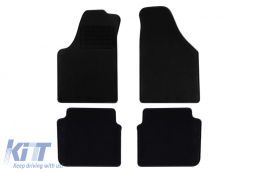 Textile floor mats by Rigum suitable for Fiat Idea 2003-2012, set of 4 pieces, black - ABFMF6022744