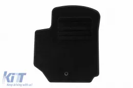 Textile floor mats by Rigum suitable for Fiat Croma 2005-2011, set of 4 pieces, black-image-6245041