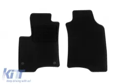 Textile floor mats by Rigum suitable for Fiat Panda after 2012, set of 4 pieces, black-image-6245101