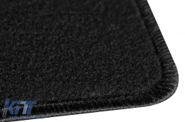 Textile floor mats by Rigum suitable for Fiat Panda after 2012, set of 4 pieces, black-image-6245105