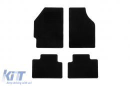 Textile floor mats by Rigum suitable for Fiat Punto 2003-2012, set of 4 pieces, black - ABFMF6022900
