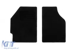 Textile floor mats by Rigum suitable for Fiat Punto 2003-2012, set of 4 pieces, black-image-6245110