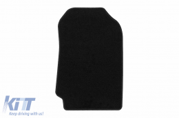Textile floor mats by Rigum suitable for Ford Ranger after 2016, set of 4 pieces, black-image-6244153
