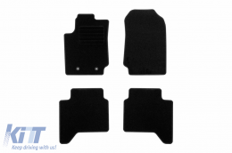 Textile floor mats by Rigum suitable for Ford Ranger 2012-2016, set of 4 pieces, black - ABFMF6022767
