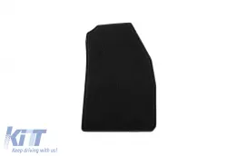 Textile floor mats by Rigum suitable for Ford Transit Courier after 2014, with 2 seats, set of 2 pieces, black-image-6245062