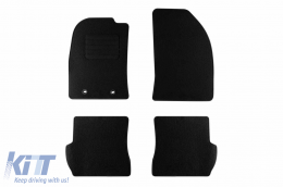 Textile floor mats by Rigum suitable for Ford Fiesta 2002-2008, set of 4 pieces, black - ABFMF6022911