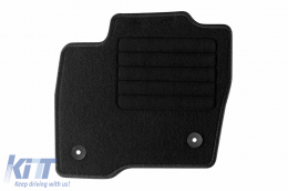 Textile floor mats by Rigum suitable for Ford Galaxy after 2015, set of 4 pieces, black-image-6245225