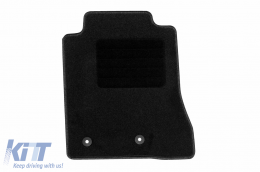 Textile floor mats by Rigum suitable for Ford Mustang after 2016, set of 4 pieces, black-image-6245268