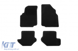 Textile floor mats by Rigum suitable for Ford Puma 1997-2002, set of 4 pieces, black - ABFMF6022926