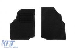 Textile floor mats by Rigum suitable for Ford Puma 1997-2002, set of 4 pieces, black-image-6245275