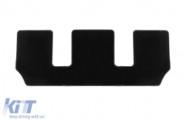 Textile floor mats by Rigum suitable for Ford Galaxy 2012-2015, S-Max 2012-2015 with 7 seats, set of 5 pieces, black-image-6245297