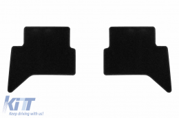 Textile floor mats by Rigum suitable for Honda E after 2020, set of 4 pieces, black-image-6247246