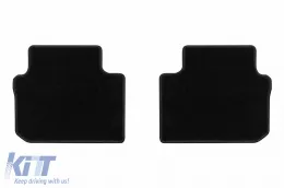 Textile floor mats by Rigum suitable for Honda Civic after 2022, set of 4 pieces, black-image-6247582