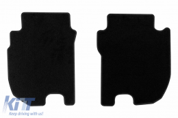 Textile floor mats by Rigum suitable for Honda Jazz Crosstar Hybrid after 2020, set of 4 pieces, black-image-6248025