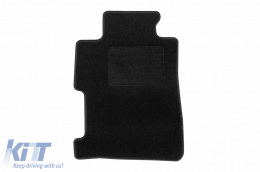 Textile floor mats by Rigum suitable for Honda Civic Sedan 2006-2012, set of 4 pieces, black-image-6248083