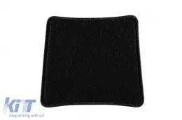 Textile floor mats by Rigum suitable for Hyundai Staria after 2022, with 2 seats, 3-piece front set, black-image-6243943