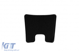 Textile floor mats by Rigum suitable for Hyundai Staria after 2022, with 3 seats, 3-piece front set, black-image-6243949