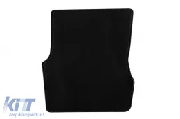 Textile floor mats by Rigum suitable for Hyundai Staria after 2022, with 3 seats, 3-piece front set, black-image-6243950