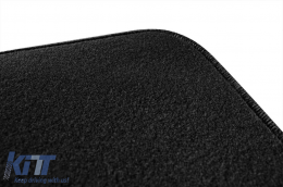 Textile floor mats by Rigum suitable for Hyundai Staria after 2022, with 9 seats, for 2nd and 3rd row seats, set of 3 pieces, black-image-6243965