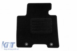 Textile floor mats by Rigum suitable for Hyundai Tucson 2015-2018, set of 4 pieces, black-image-6244194