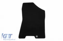 Textile floor mats by Rigum suitable for Hyundai Tucson 2015-2018, set of 4 pieces, black-image-6244195