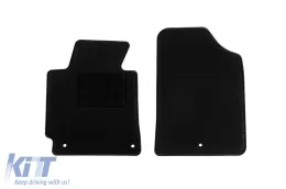 Textile floor mats by Rigum suitable for Hyundai Elantra 2010-2015, set of 4 pieces, black-image-6245400