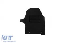 Textile floor mats by Rigum suitable for Hyundai H350 after 2014, set of 2 pieces, black-image-6245406