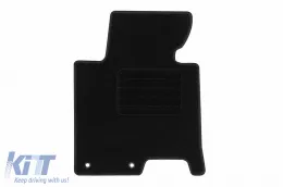 Textile floor mats by Rigum suitable for Hyundai i40 2011-2019, set of 4 pieces, black-image-6245453